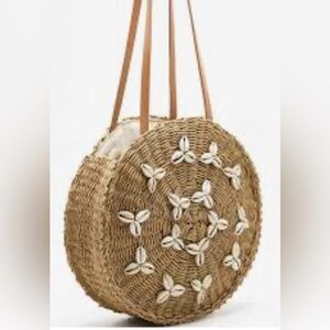 NWT Like Dreams Wicker Seashell Purse